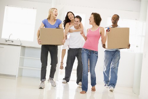 Office removals team planning a Kingston business move
