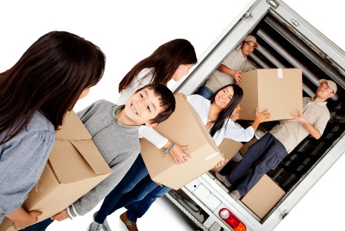 Removal van ready for a Kingston home move