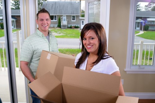 Professional removals team planning a Kingston house move