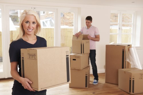 Loading furniture into a van in Kingston