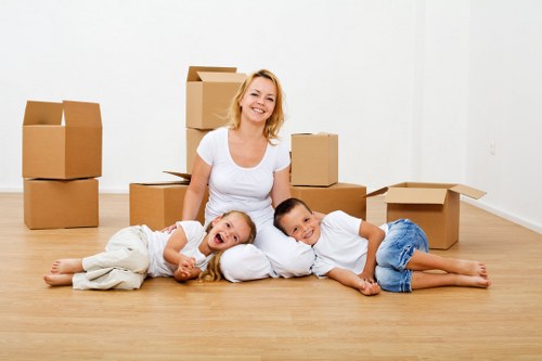 Storage boxes and organized packing in Kingston