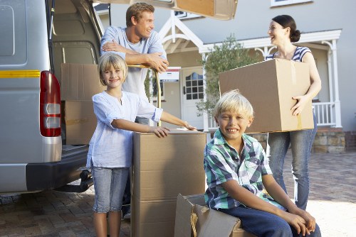 Loaded truck prepared for furniture pick-up in Kingston