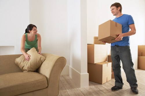 Family home moving day in Kingston with furniture removal