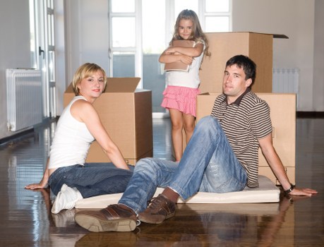 Efficient unpacking setup in a Kingston home after moving